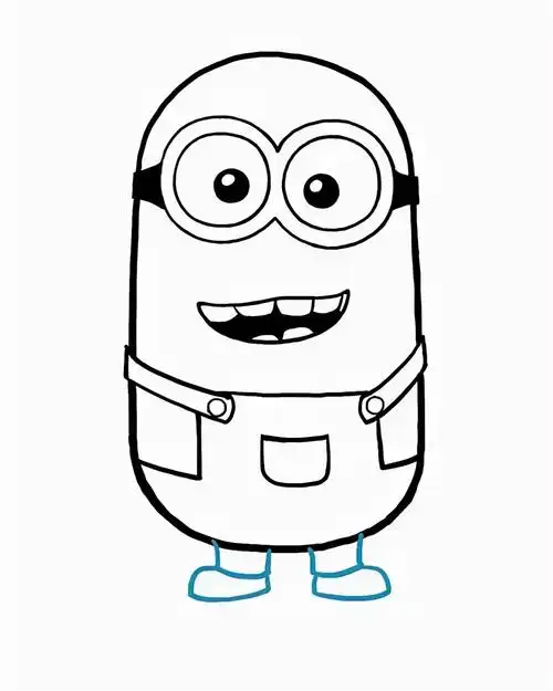 小黄人简笔画来袭别再说上手就废