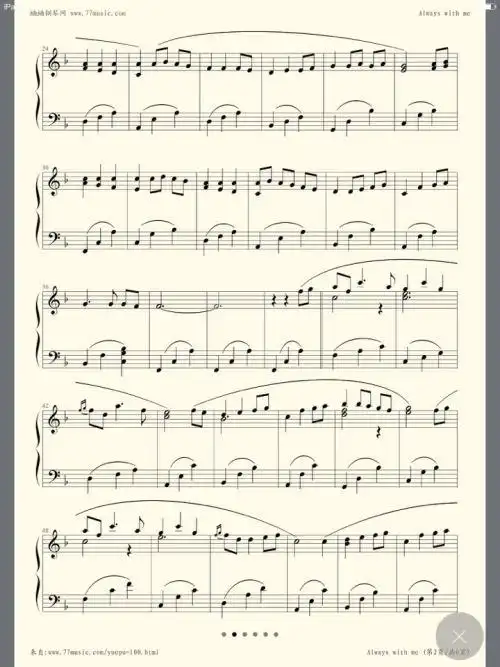 千与千寻一开始的那个曲子的谱子钢琴谱和那个片尾的谱子急