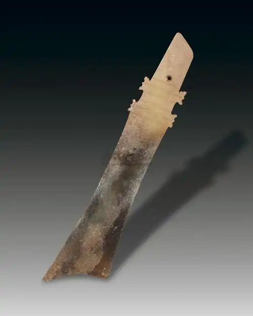 【商代 玉牙璋】拍卖品_图片_价格_鉴赏_玉石器其它_雅昌艺术品拍卖网