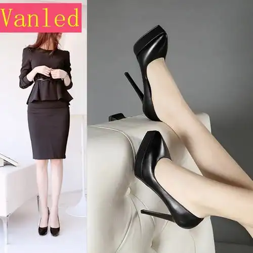 十二公分高跟鞋女模特细跟夜店公主防水台性感走秀12厘米尖头12cm