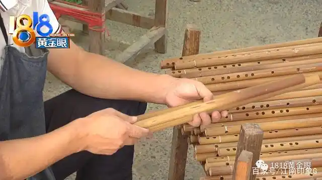 杭州余杭中泰竹笛制作技艺传承人  丁志刚: "( 记者:一般加热要多久)