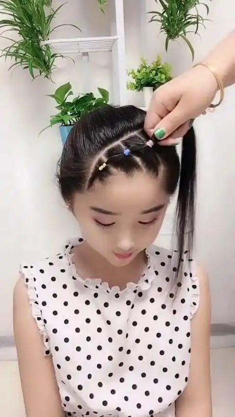 小女孩怎样扎头发最好看