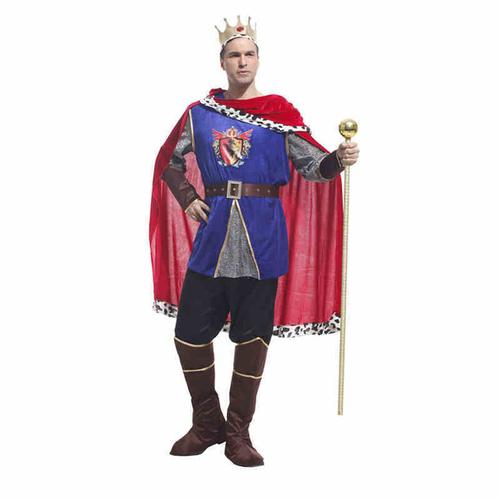 万圣节cosplay成人男化装舞帅气国王大人演出派对舞会衣服