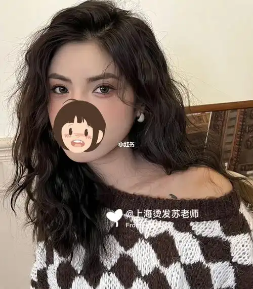 别老动不动就烫很卷的头发2022烫发,自带甜美,浪漫感发量少超仙的ins