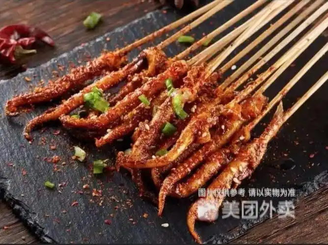 鱿鱼手把串图片