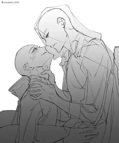 掐脖双人互动素材