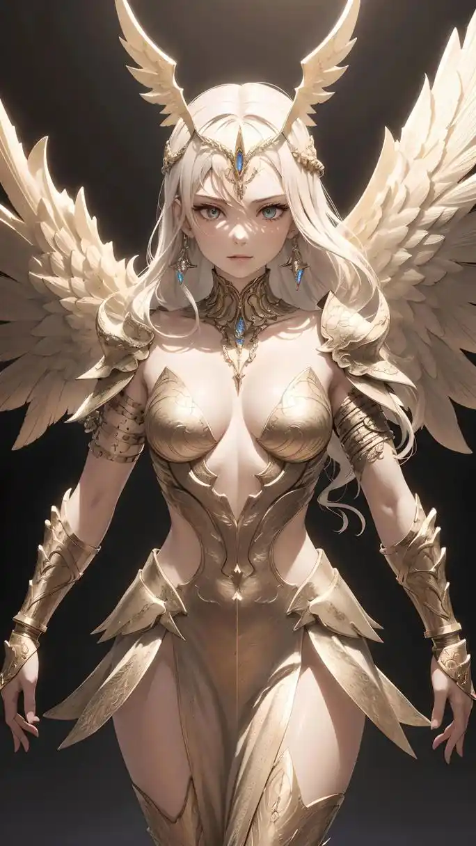 黄金天使,金发碧眼.#二次元# #美女# #二次元美图#