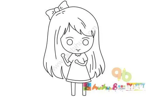 儿童画画入门简笔画儿童画画入门简笔画小女孩