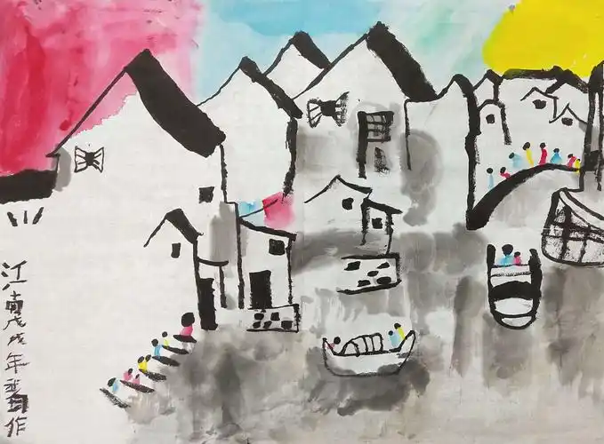 宝贝本周课程《江南水乡》 情感目标:培养孩子对祖国山水的了解和热爱