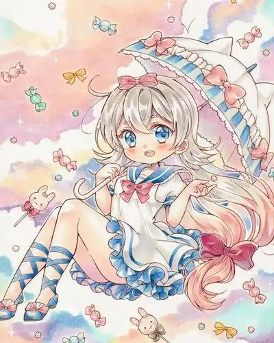 马克笔手绘 | 超萌超可爱q版马克笔动漫手绘,没有你绝对不行