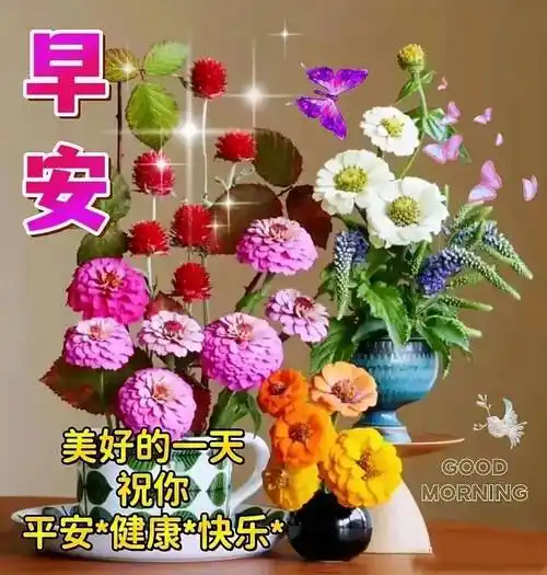 9张最新创意漂亮的早上好祝福图片带字温馨 2023唯美夏天早安问候祝福