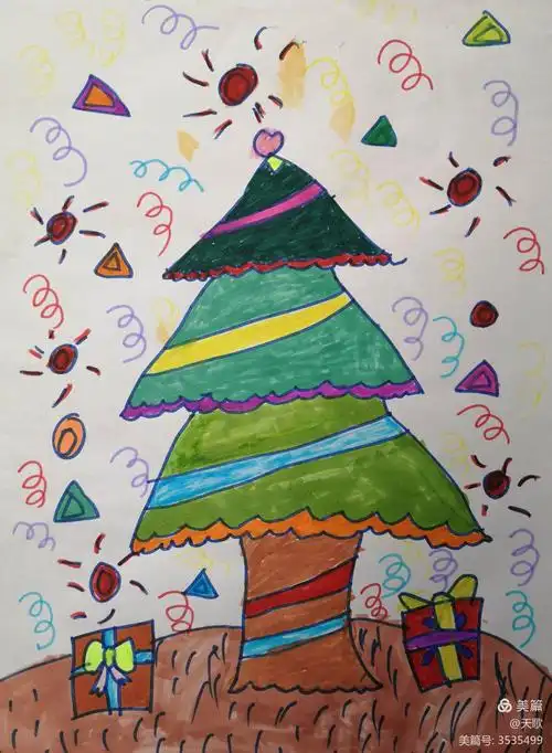 徐可函(六岁)的儿童画创作