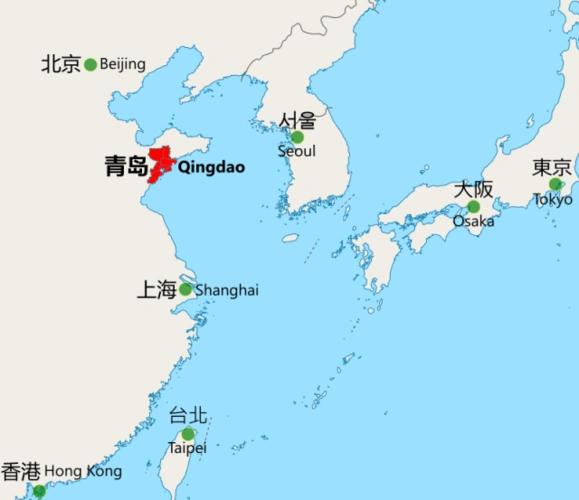 山东省青岛市是一个地理位置非常优越的沿海城市,它不仅有有着绵长的