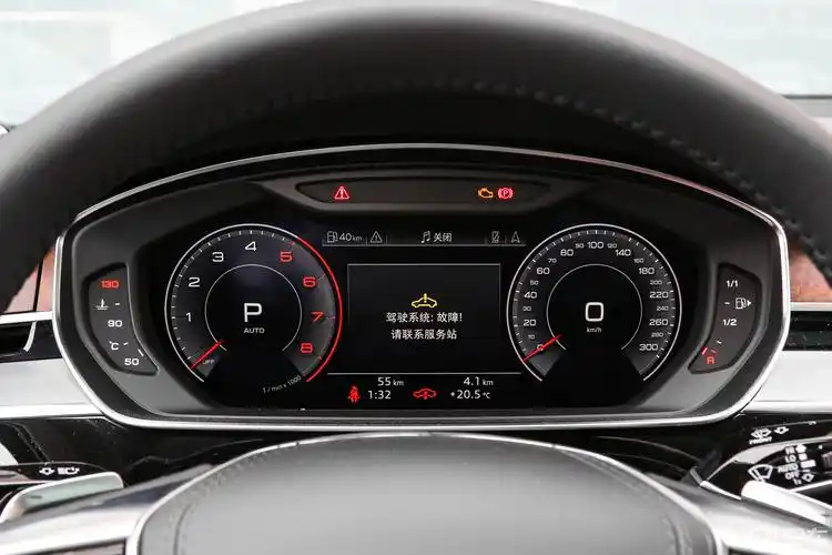 【奥迪a8l2019款50 tfsi quattro 豪华型仪表盘汽车图片-汽车图片大全