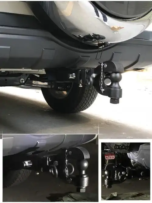 皮卡专用拖车钩适用于江淮悍途帅铃t6t8pro改装拖车杠后挂牵引钩拖车