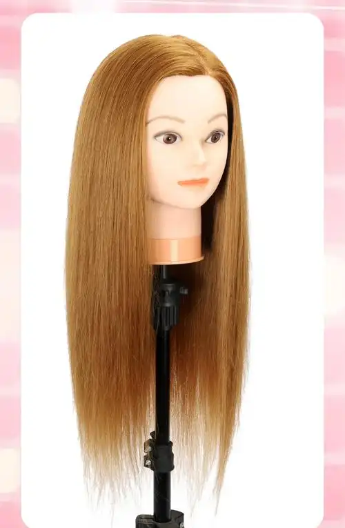 教习头头模 学徒练习模特头假人头模型假头混合发 美发剪发公仔头