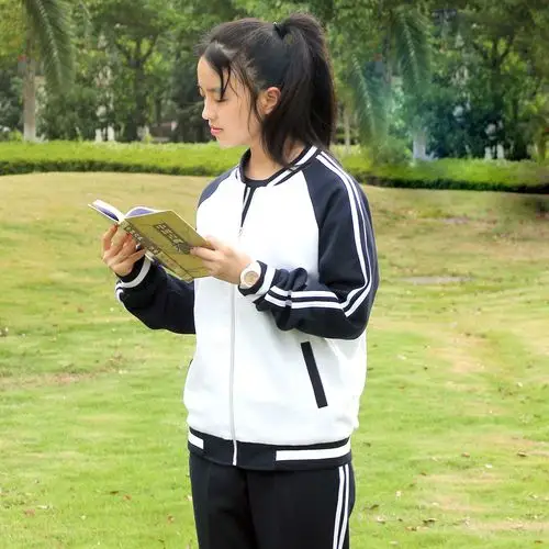 maxparo 运动服套装 慈溪初中生校服 春秋装学生服 定制班服包邮