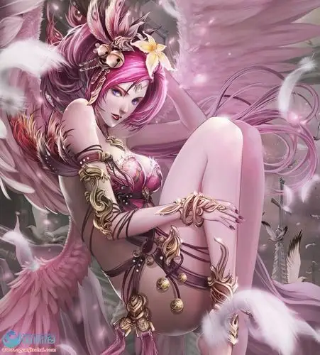 插画设计3d天使人物合集精美壁纸338p342m