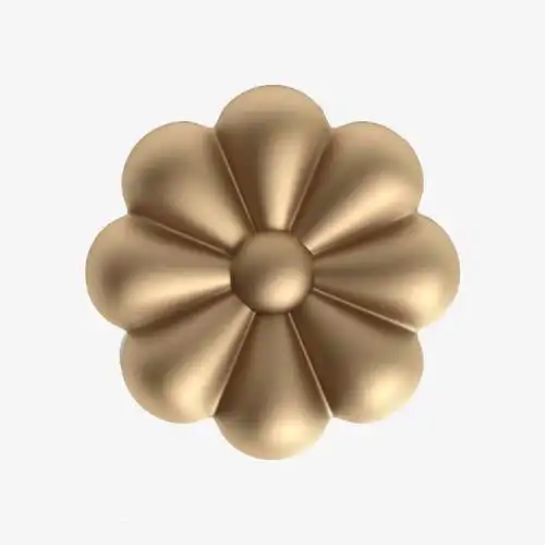 花瓣金色欧式吊顶