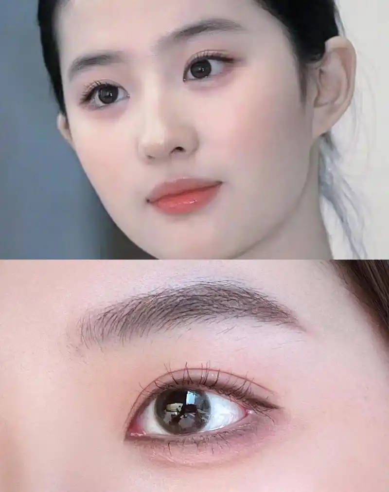 刘亦菲幼态卧蚕眼妆!神仙姐姐太嫩了! 刘亦菲同款幼态卧蚕眼妆!