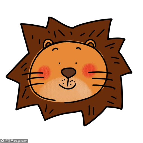 狮子头像小头像百兽之王