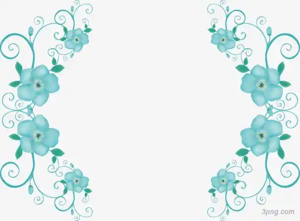 花纹边框png素材透明免抠图片-装饰效果
