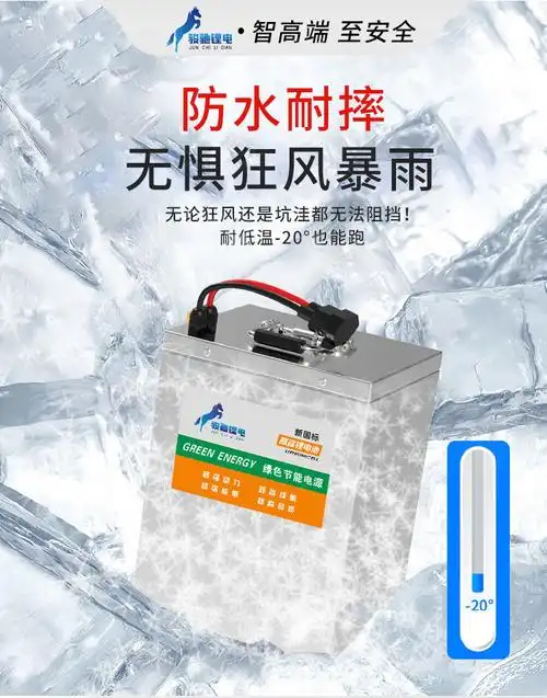 锂三轮四轮车磷酸铁锂锂电池48v铝壳大单体锂电20ah脚踏款约3050公里