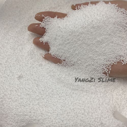 史莱姆填充极细泡沫球 白色雪花泥毛巾卷填充泡沫小颗粒样子slime