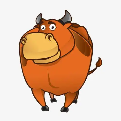 卡通手绘黄牛设计