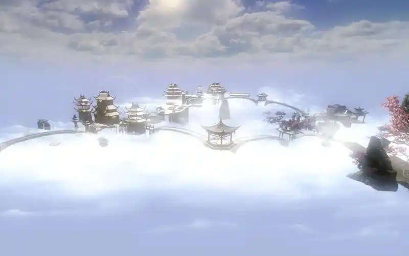 人间仙境 把不可能变可能 【逆水寒】玩家用大宋映画编辑器自制天宫