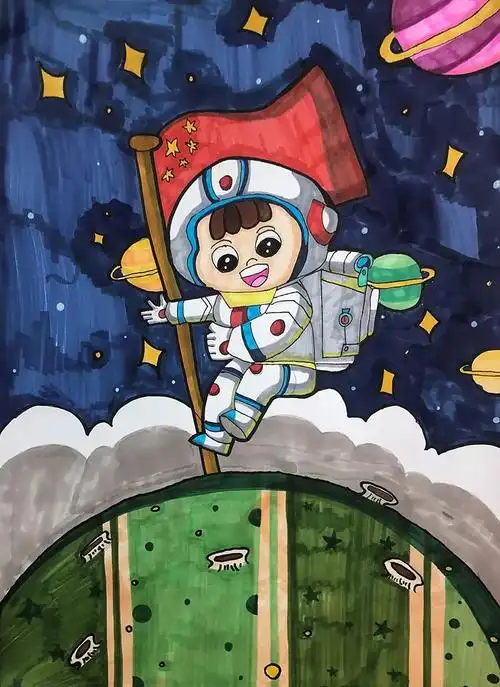 2020年滨海新区少儿爱国主义主题绘画作品展昨日开展