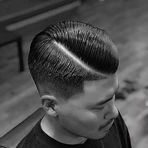 最流行的男士油头发型