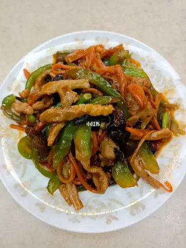 中午做的鱼香肉丝_家常菜_每天一道家常菜_美食_美食展示