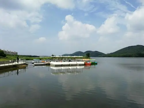 闲游安徽和县如山湖