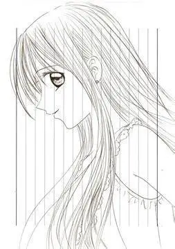 侧身动漫怎么画