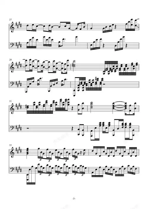 谭维维版,《乌兰巴托的夜》谭维维版钢琴谱,《乌兰巴托的夜》谭维维版