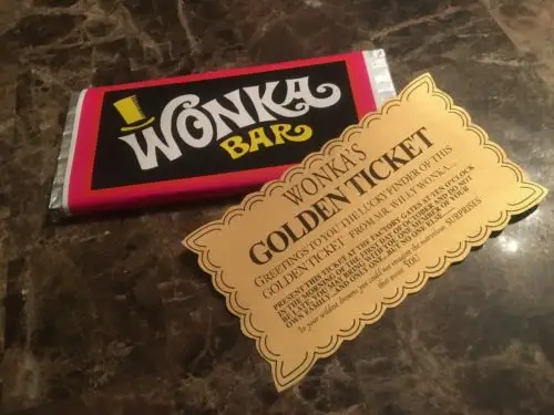 willy wonka and the chocolate factory replica wonka bar and
