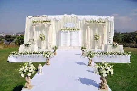 户外婚礼舞台照片