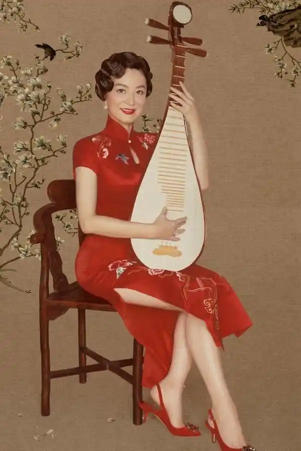 美呆了林青霞朱茵等拍摄老上海复古画报