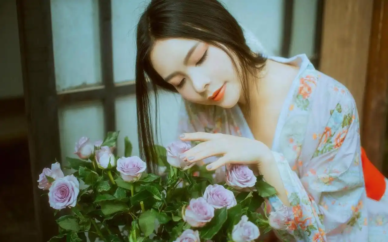 古风美女高清性感知性写真壁纸