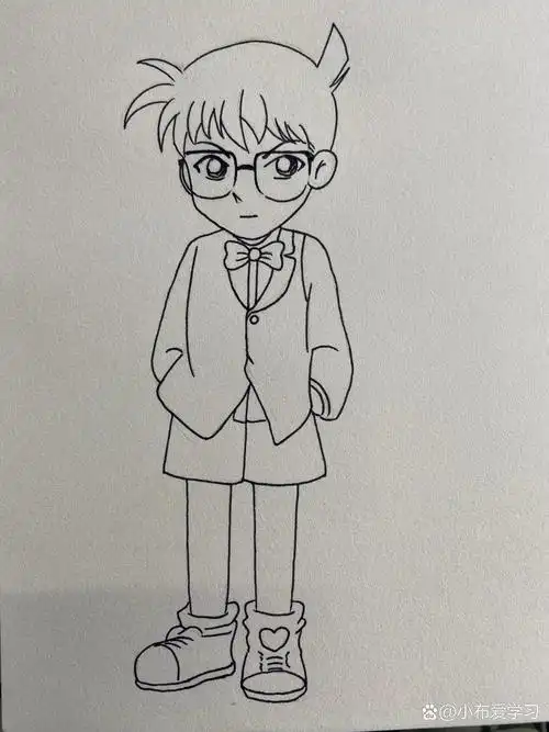 q版柯南 #铅笔画# #儿童简笔画# #儿童插画