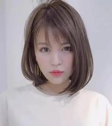 左右不等式烫发 不等式波波头图片_发型造型_宝妈时尚生活网