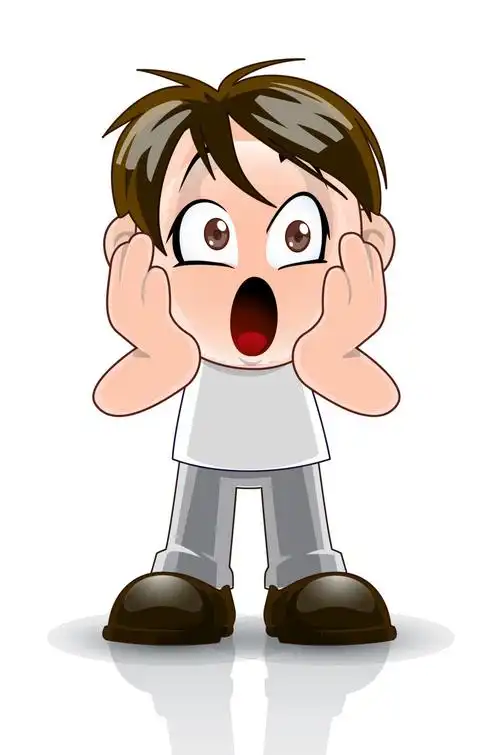 卡通人物惊讶eps设计元素素材免费下载(图片编号:8638742)-六图网