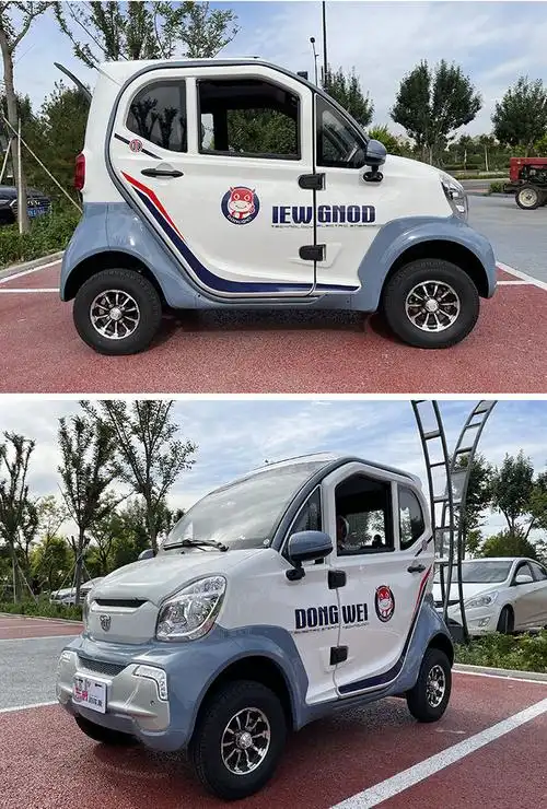 新款东威q5四轮电动车成人锂电池全封闭代步新能源汽车小型手把式手