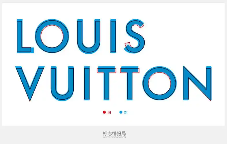 louis vuitton 字体新旧对比