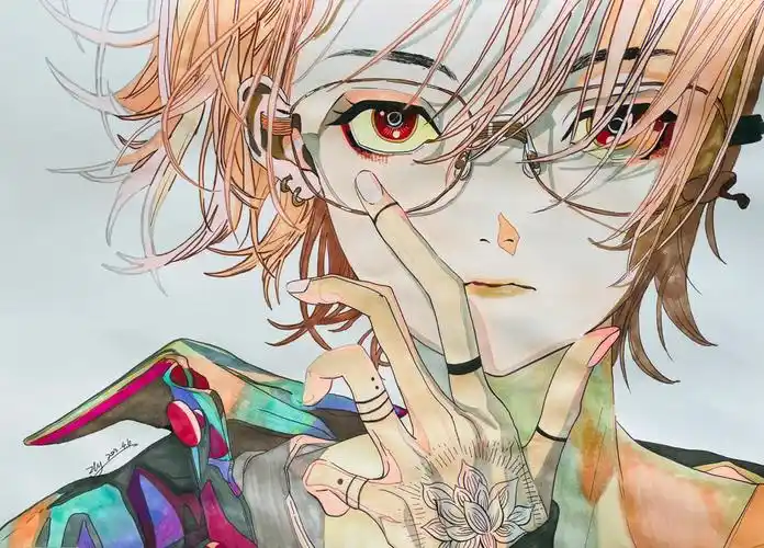 马克笔动漫人物