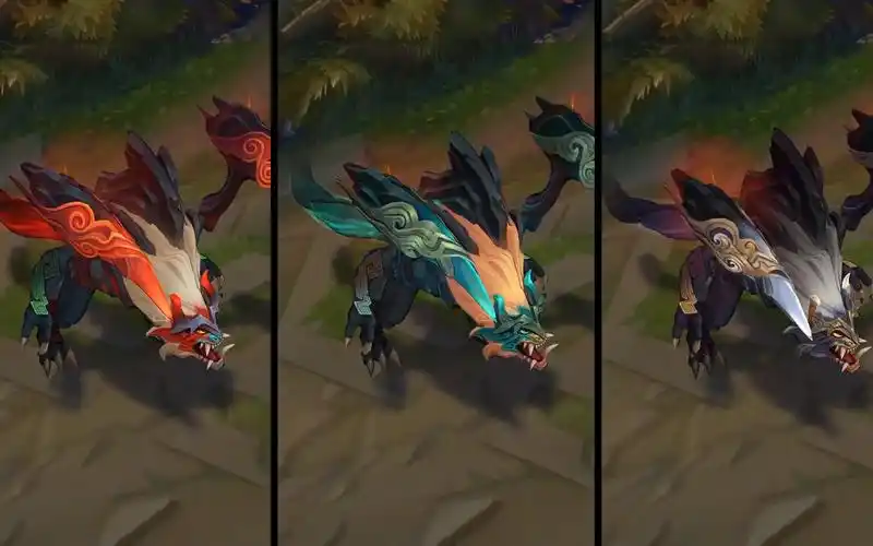 英雄联盟 lol 皮肤 山海绘卷-科加斯 技能动画特效