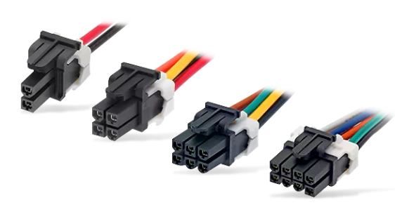 molex mini-fit tpa 2电源连接器和电缆组件 1个起发货快