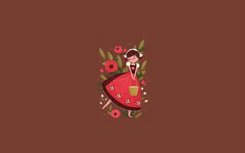 简易小插画唯美高清桌面壁纸