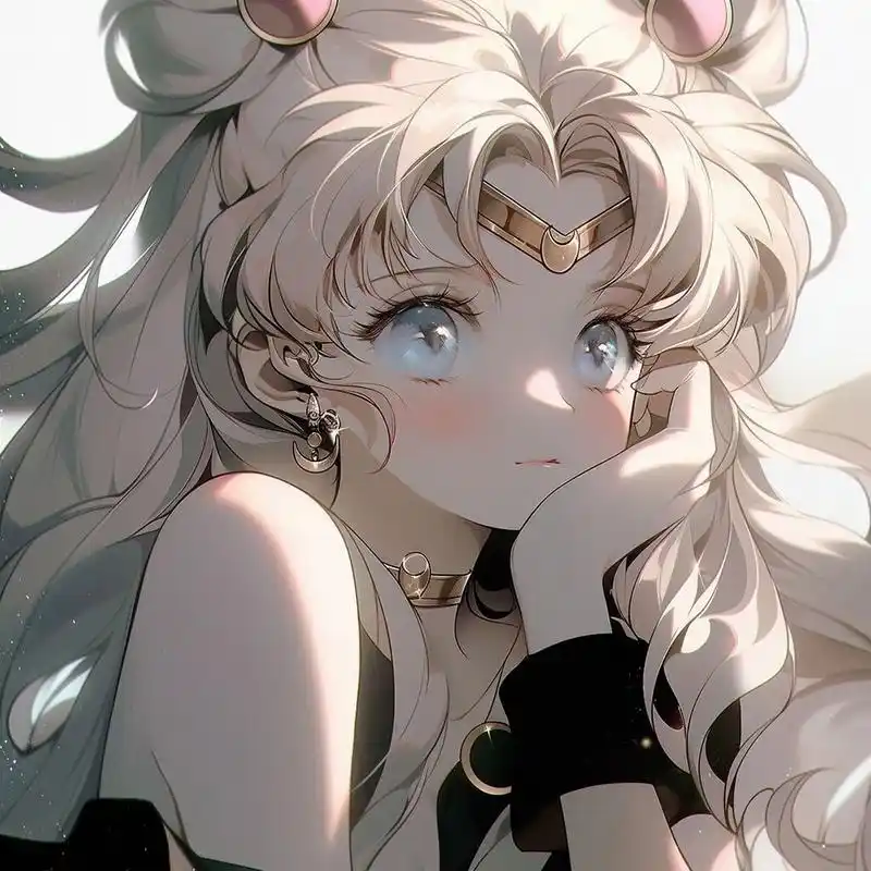 旧漫头像|白发少女